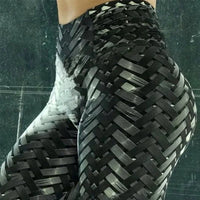 Printed High-Waist Training Leggings - All-Season Stretch