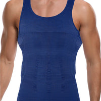 Men's Slimming Body Shaper Vest - Tummy Control Compression Tank