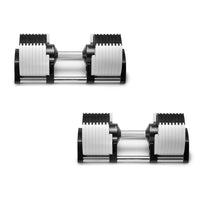 Adjustable Dumbbell Pair - 2kg to 45kg Max Home Fitness Set