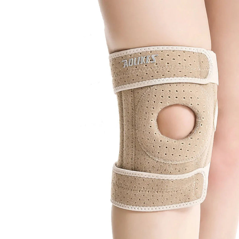 AOLIKES Four-Spring Adjustable Patella Knee Brace - Breathable