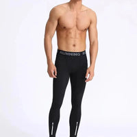 Men's Milk Silk Ultra-Thin Quick-Dry Running Leggings