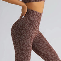 Leopard Print Seamless Hip-Lifting High-Waist Leggings
