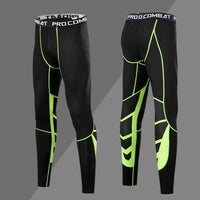 Men's Dry-Fit Compression Sweatpants - Flexible Elastane Tights