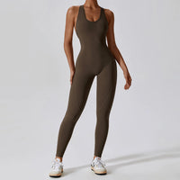 Push-Up Yoga Jumpsuit - One-Piece Sport Overalls for Women