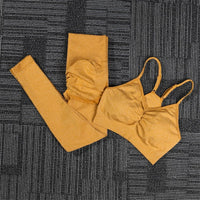 DIQUEQI Seamless Push-Up High-Waist Yoga Pants - Nylon Elastane