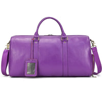 Big Capacity Genuine Leather Travel Bag For Men Women Soft Black Cowhide Casual Travel Duffel Large Luggage Weekend Shoulder Bag