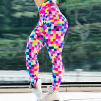 Printed High-Waist Training Leggings - All-Season Stretch