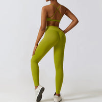 2-3 Piece Yoga Suit - Sports Bra, Crop Top & Gym Leggings