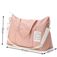 Duffel Bag For Short Trip Handheld Large Capacity Sports Bag Folding Canvas Tote Bag Waterproof Yoga Gym Sport Bags