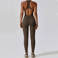 Push-Up Yoga Jumpsuit - One-Piece Sport Overalls for Women