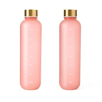 1L Time Marker Motivational Water Bottle - BPA-Free Leakproof