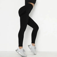 DIQUEQI Seamless Push-Up High-Waist Yoga Pants - Nylon Elastane