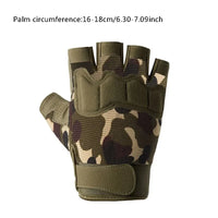 Tactical Fingerless Military Gloves - Anti-Slip Outdoor & Hunting