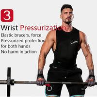 2-Piece Silicone Non-Slip Weightlifting Wrist Straps - Deadlift & Pull-Up