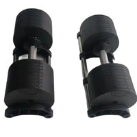 Adjustable Dumbbell Pair - 2kg to 45kg Max Home Fitness Set