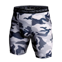 Men's 3D Camouflage Print Compression Gym Shorts