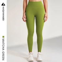 Seamless High-Waist Hip-Boost Running Leggings - Fast-Dry