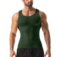 Men's Slimming Body Shaper Vest - Tummy Control Compression Tank