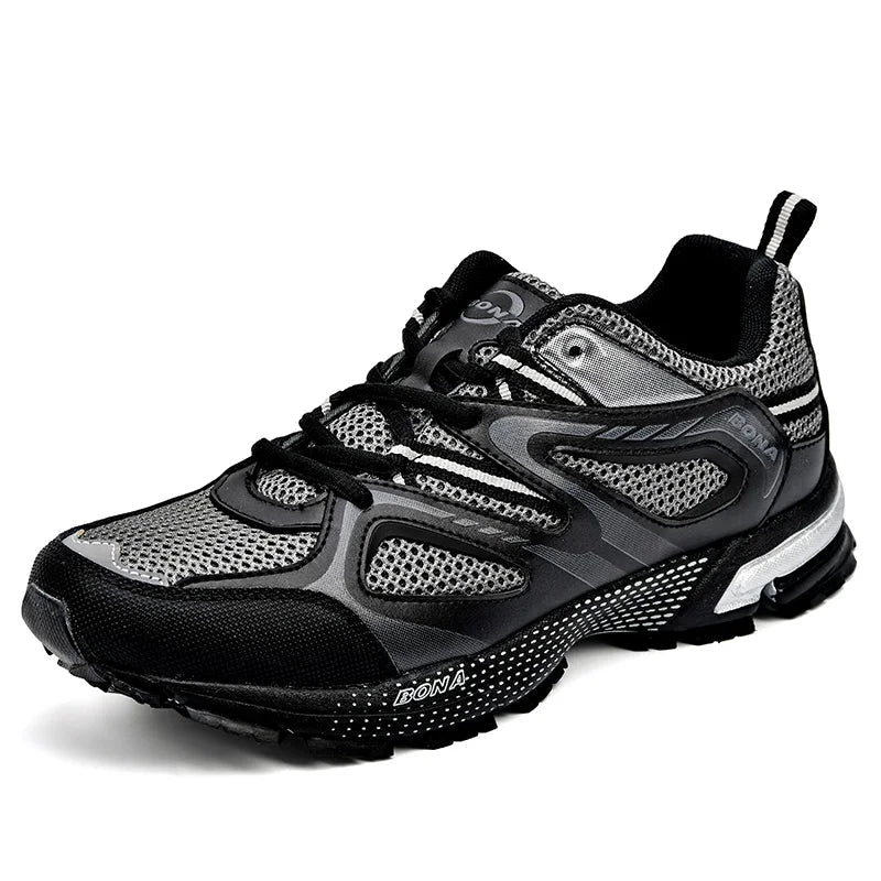 BONA Men's Mesh Sport Jogging Shoes - Classic Marathon-Rated