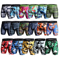 Men's 3D Camouflage Print Compression Gym Shorts