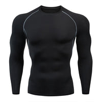 Men's Tight-Fit Quick-Dry Compression Training Jersey
