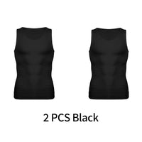 Men's Slimming Body Shaper Vest - Tummy Control Compression Tank