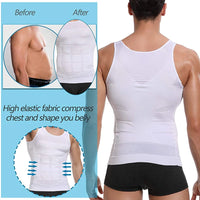 Men's Slimming Body Shaper Vest - Tummy Control Compression Tank