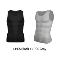 Men's Slimming Body Shaper Vest - Tummy Control Compression Tank