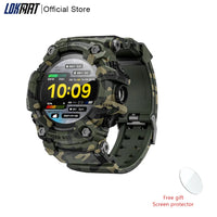 LOKMAT ATTACK-GT Rugged Sport Smartwatch - Flashlight & BT Calls