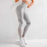 LANTECH Women's Seamless Compression Gym Leggings - Athletic Fit