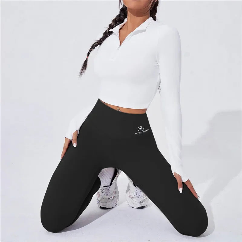 Thermal High-Waist Butt-Lifting Yoga Leggings - Warm Winter Tights