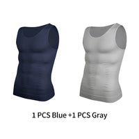 Men's Slimming Body Shaper Vest - Tummy Control Compression Tank