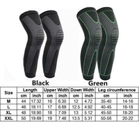 Full-Leg Compression Knee Brace Sleeve - Arthritis & Gym Support