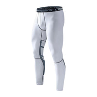 Men's Skinny Compression Gym Trousers - Dry-Fit Elastane