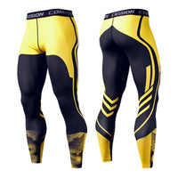 Men's Quick-Dry Compression Running Tights - Gym & Jogging