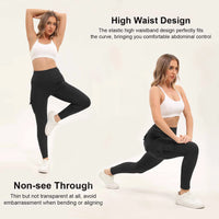 3-Piece High-Waist Cargo Gym Leggings Set - Utility Pockets