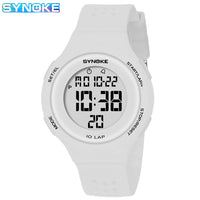SYNOKE Women's Watches Thin Luxury Swim Waterproof Digital Sport Watch For Men LED Electronic Clock Multifunc Diving Wristwatch