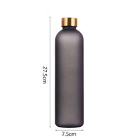 1L Time Marker Motivational Water Bottle - BPA-Free Leakproof