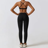 2-3 Piece Yoga Suit - Sports Bra, Crop Top & Gym Leggings