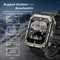LEADOYS Ultra Men's Smartwatch - Sports Tracking & Call Alerts
