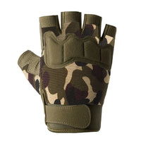 Tactical Fingerless Military Gloves - Anti-Slip Outdoor & Hunting