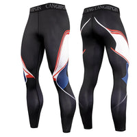 Men's Quick-Dry Compression Running Tights - Gym & Jogging