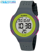 SYNOKE Women's Watches Thin Luxury Swim Waterproof Digital Sport Watch For Men LED Electronic Clock Multifunc Diving Wristwatch