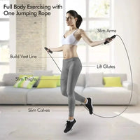 Ball-Bearing Speed Jump Rope - Tangle-Free Adjustable Wire & Foam Handles