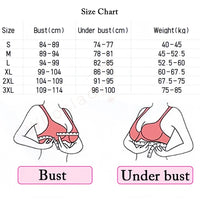 CZGUKE Zip-Front Shock-Resistant Sports Bra - Plus-Size Nylon