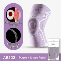 Spring Patella Knee Brace - Knitted Compression Full-Protect Support