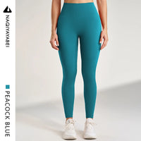 Seamless High-Waist Hip-Boost Running Leggings - Fast-Dry