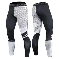 Men's Quick-Dry Compression Running Tights - Gym & Jogging