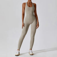 Push-Up Yoga Jumpsuit - One-Piece Sport Overalls for Women