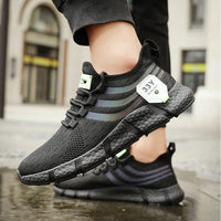 BIG RUNNING Breathable Mesh Running Sneakers - Anti-Odour Comfort
